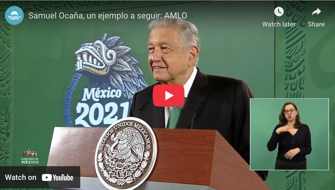 Palabras que dedico el expresidente de México Andrés Manuel López Obrador